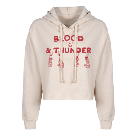 Hand in Hand Cropped Pullover Hoodie