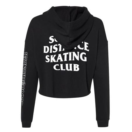 Social Distance Skating Club Cropped Pullover Hoodie (Wholesale)