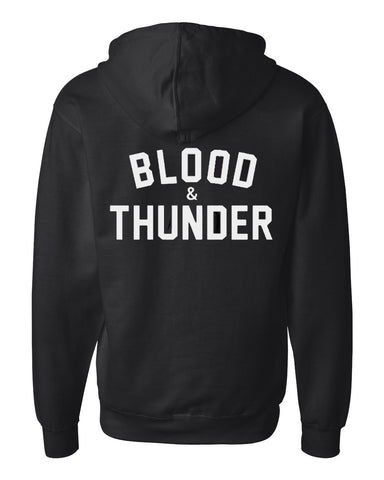 Blood & Thunder Signature Zippered Hoodie
