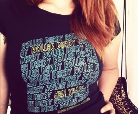 Roller Derby Hell Yeah! T-shirt
