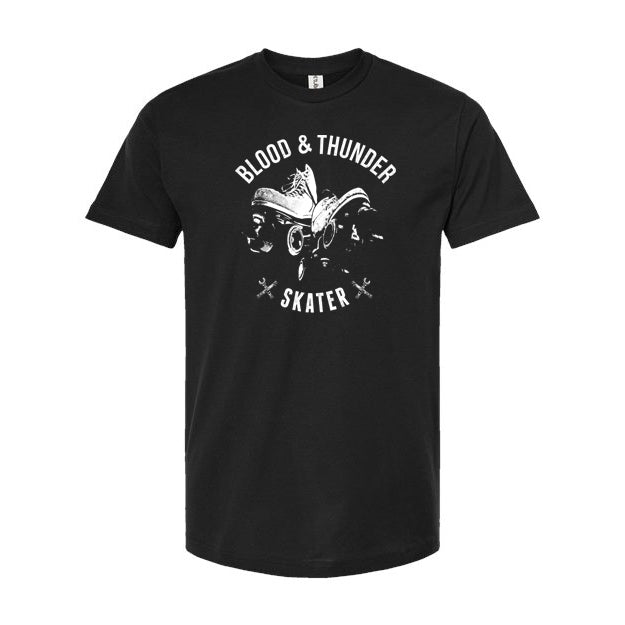 ◆BADBLOOD◆ Oval Logo T-Shirt Black w-tee24-028 AF Unisex Shirt – Blood & Thunder