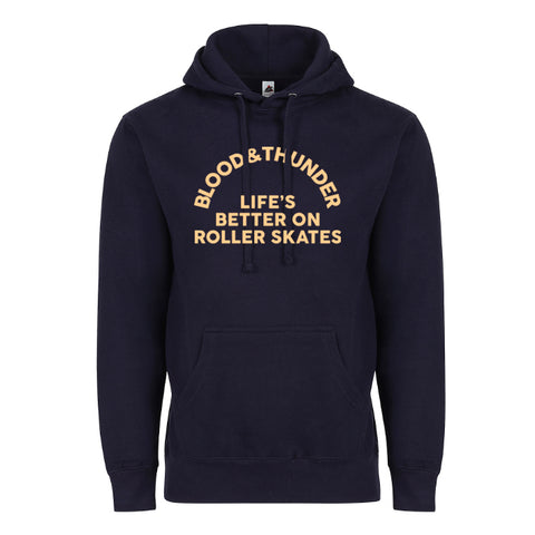 Life's Better on Roller Skates Arch Pullover Hoodie
