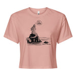 Miserable Mermaid Women's Pink Crop Top