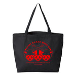 Come Skate With Us Black Tote Bag