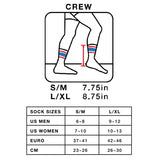 SOCCO Striped Crew Socks RASTA