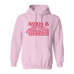Daisy Pink Pullover Hoodie