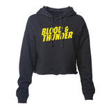 Blood & Thunder Mondo Women's Cropped Pullover Hoodie