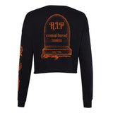 CIB Crew Commitment Issues Women's Cropped Crewneck Sweatshirt (Wholesale)
