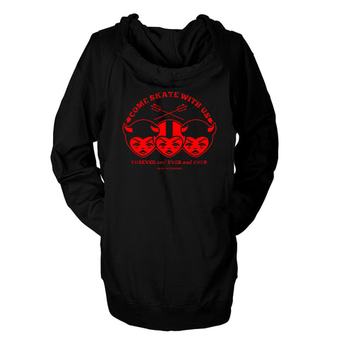 Come Skate With Us Lightweight Gym Hoodie