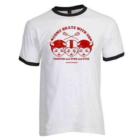 Come Skate With Us Ringer Shirt